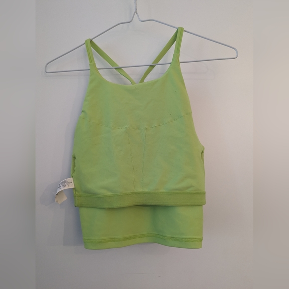 Neon green Old Navy camisole - Picture 3 of 4